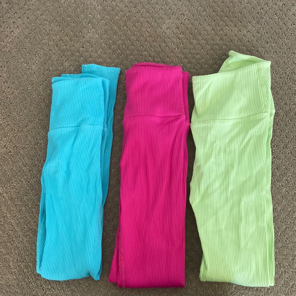 Carbon 38 ribbed leggings